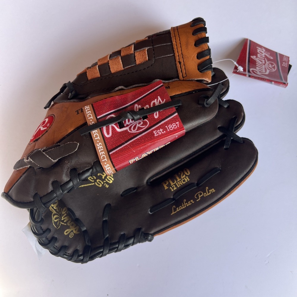 Rawlings PL120 12" Baseball Glove Players Series Basket Web Leather RHT NWT